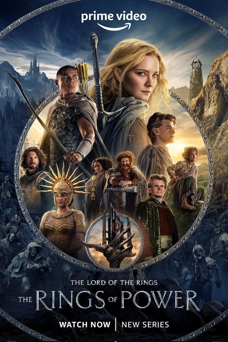The first teaser for Season 2 of 'LORD OF THE RINGS: THE RINGS OF POWER' drops tomorrow.
