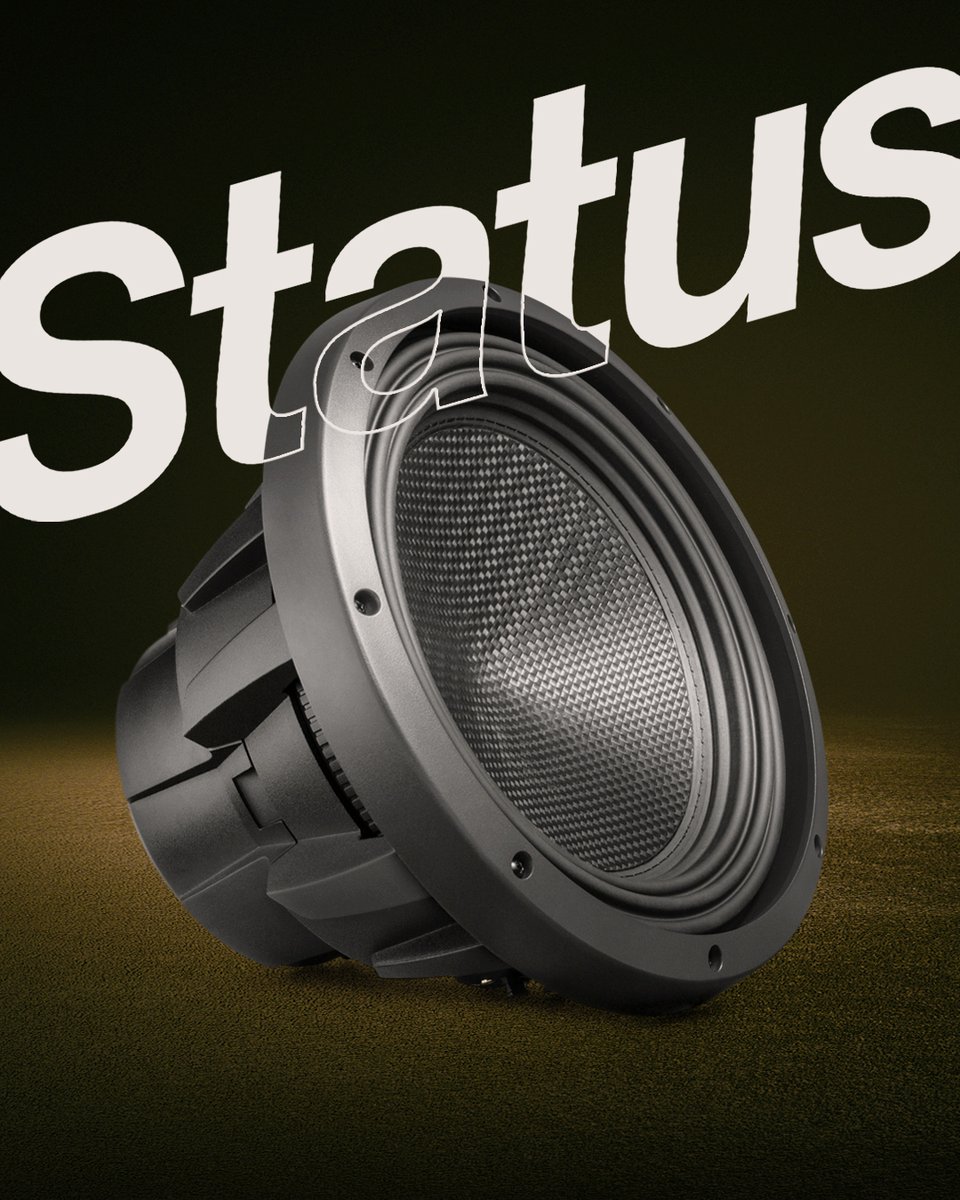 Alpine Status subwoofers are meticulously crafted to deliver durability and crystal-clear bass, even at high volumes.

Available in 10' and 12' models: alpineusa.link/statussubs