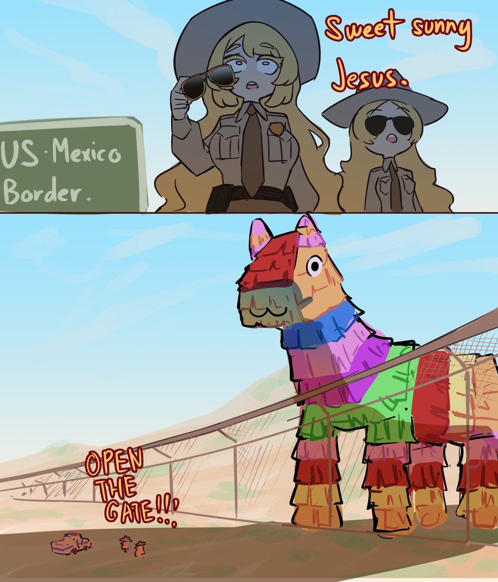 How I imagined illegal immigration worked, whenever I see it on the news.