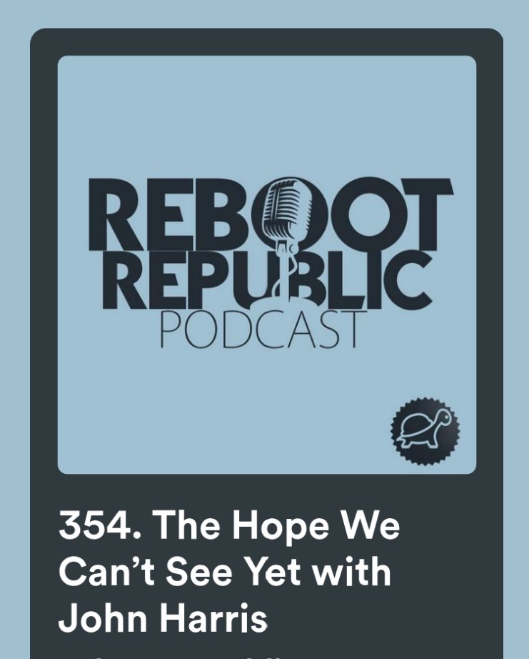 Sat in on the latest @RebootPod with @RoryHearneGaffs and @johnharris1969. It was very good, in my not very humble opinion. The Hope We Can’t See Yet. Apple: podcasts.apple.com/ie/podcast/354… Spotify: open.spotify.com/episode/4jKcIg…