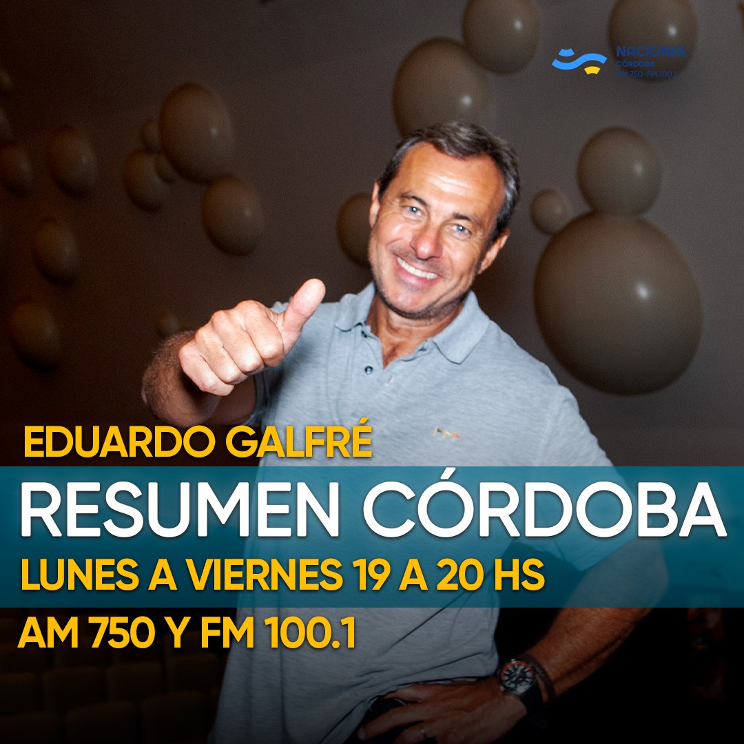 🎙️AIRE Comienza #ResumenCórdoba con <a href="/eduardogalfre/">Eduardo Galfre</a> por #NacionalCórdoba.

🎚️🎛️Controles: Lucas Fernández

📻AM 750 - FM 100.1
🖥️⬇️
onx.la/0c104
📱Descarga la APP onx.la/9b549