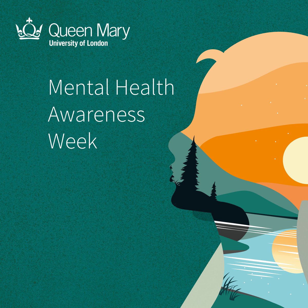 #MentalHealthAwarenessWeek 2024 is taking place from 13 - 19 May. This year, the theme is 'Movement'. At Queen Mary, we prioritise the wellbeing of our students and colleagues, offering round-the-clock support services. Learn more: bit.ly/3woHevF