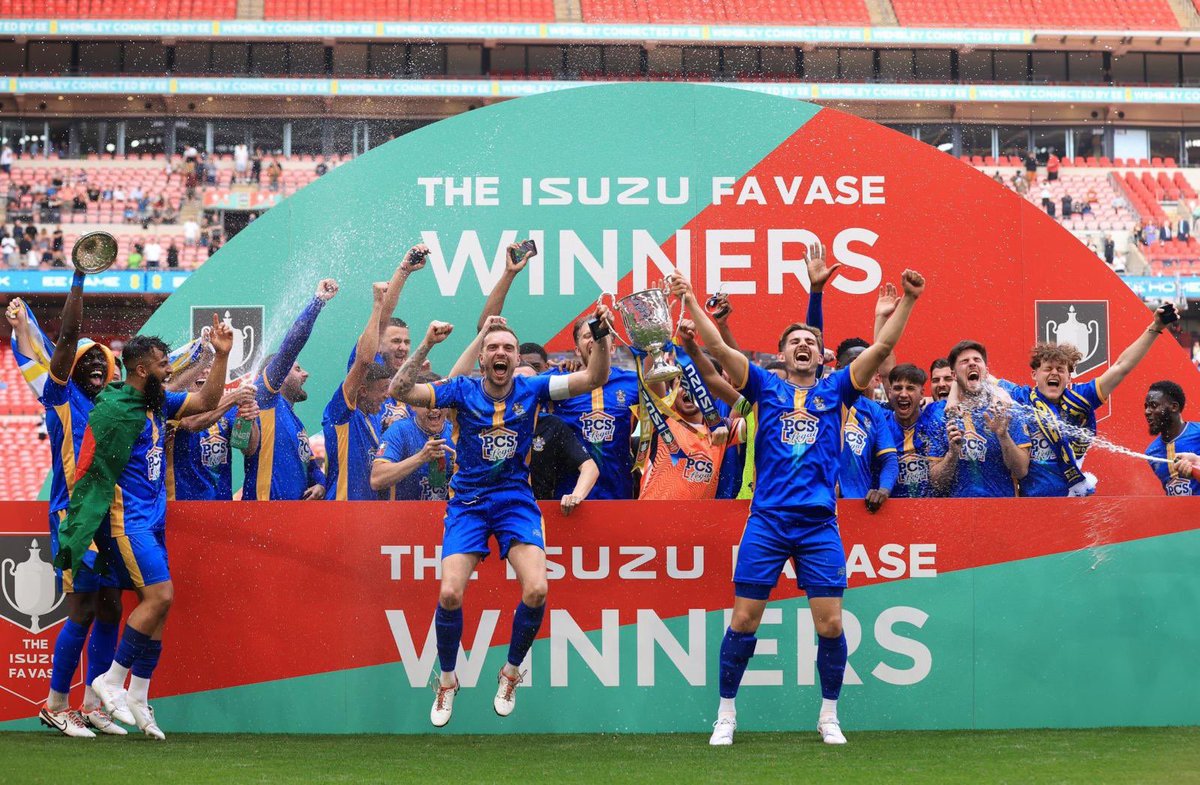 To get to captain and lead this unbelievable squad out at Wembley and lift the trophy with them all is what dreams are made of. Not only that can call them all mates at the end of it is why it’s so special what a group and what a day love you all  @RomfordFC