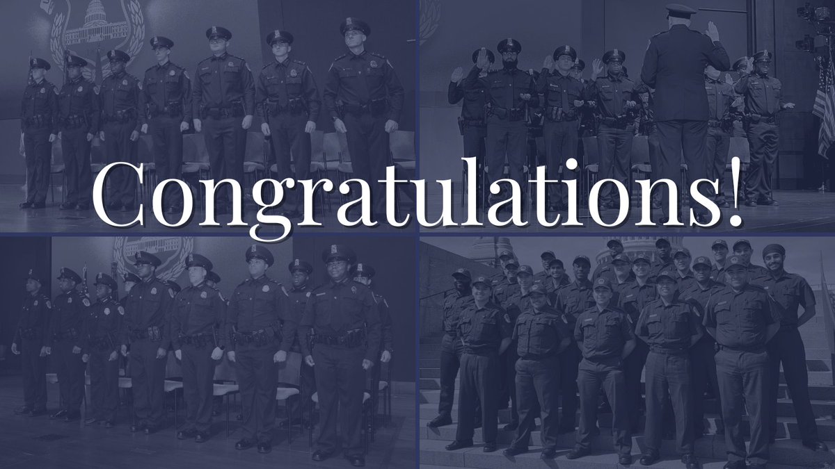 Last week we had our 4th recruit officer class graduation of 2024, with another coming next week. Congratulations to all of our new recruits and thank you to everyone who helped them cross the finishing line. Join today: uscp.gov/careers #BeOneOfUs #USCP #JoinUSCP
