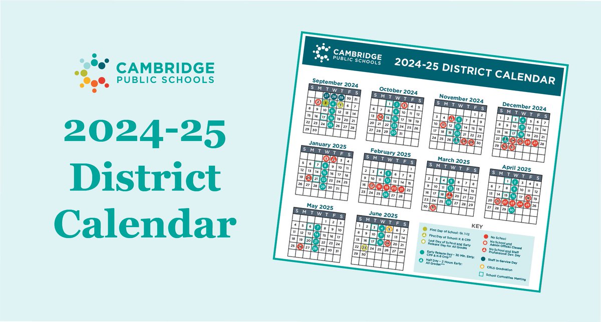 Our district calendar for the next school year is now available! bit.ly/cps-2024-25