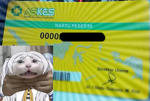BerlianBeku96's tweet image. "Fern, Tolong gunakan Askes untuk jaminan kesehatan di Rumah Sakit ini."
"Nona Frieren, kita sudah tidak menggunakan Askes lagi, Untuk Jaminan Kesehatan kita menggunakan BPJS dan KIS."
"Huh? Aneh, Pahlawan Himmel dulu menggunakan Askes untuk rawat inap kelas 3." #BPJS #KIS #ASKES