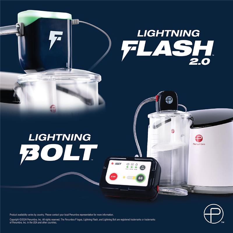 CANADA HCPs: ❗ Our latest advancements, #LightningFlash 2.0 & #LightningBolt7, are NOW AVAILABLE in Canada! ⚡ #CAVT Learn more here: penumbrainc.com/products/perip…

Rx only. Risk info: peninc.info/risk Clinical results may vary