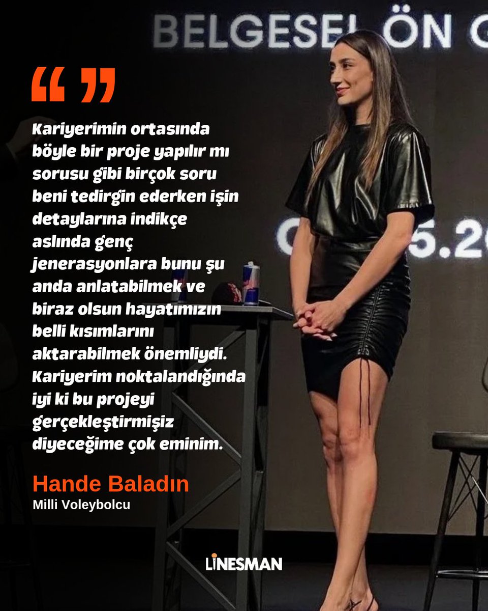 🗣 Milli voleybolcumuz Hande Baladın (@handebaladin), Red Bull TV'de yayınlanan belgeseli hakkında konuştu. #Voleybol • #HandeBaladın