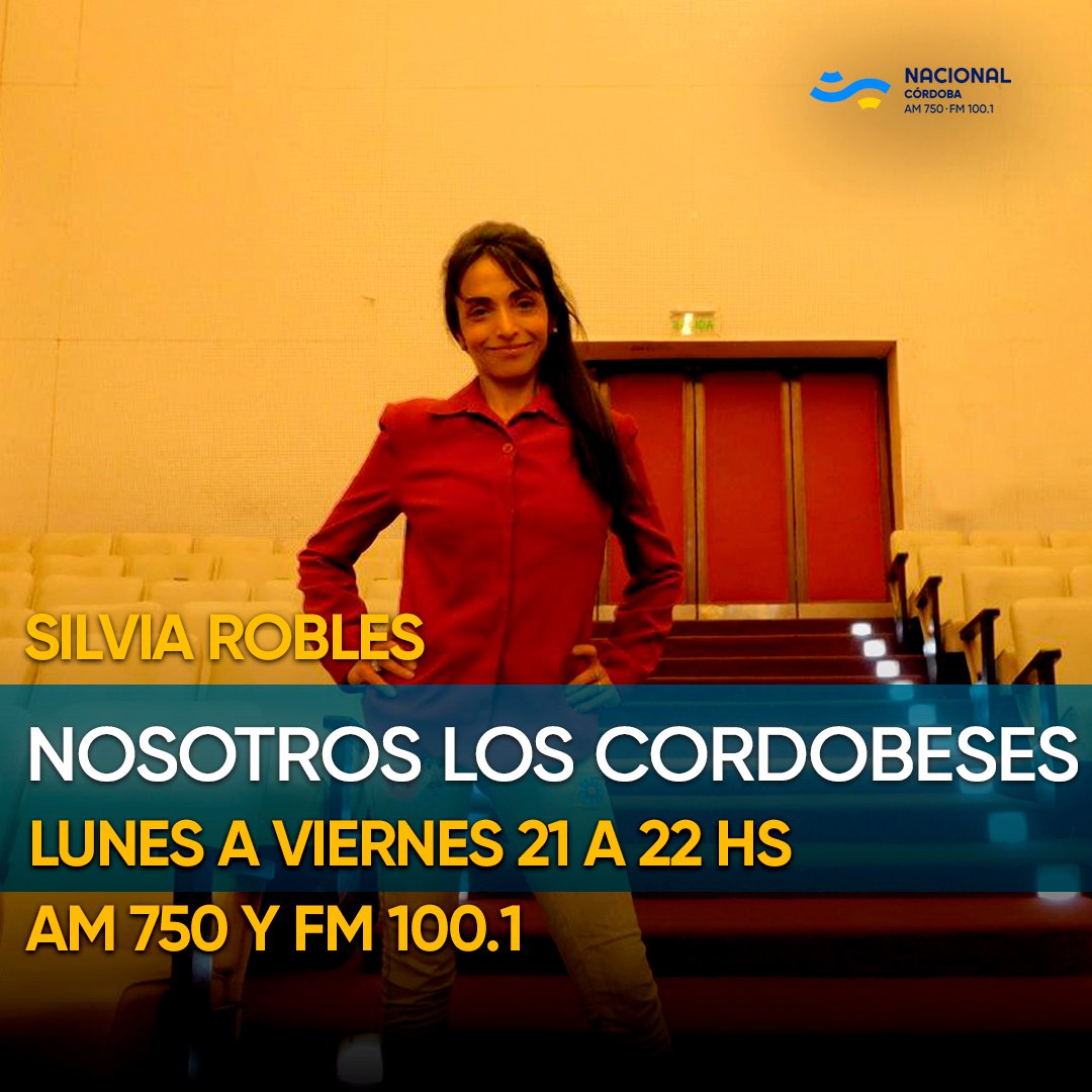 🎙️AIRE Arranca #NosotrosLosCordobeses con Silvia Robles #NacionalCórdoba.

🎚️🎛️Controles: Lucas Mamone

📻AM 750 - FM 100.1
🖥️⬇️
onx.la/90ed2
📱Descarga la APP onx.la/9b549