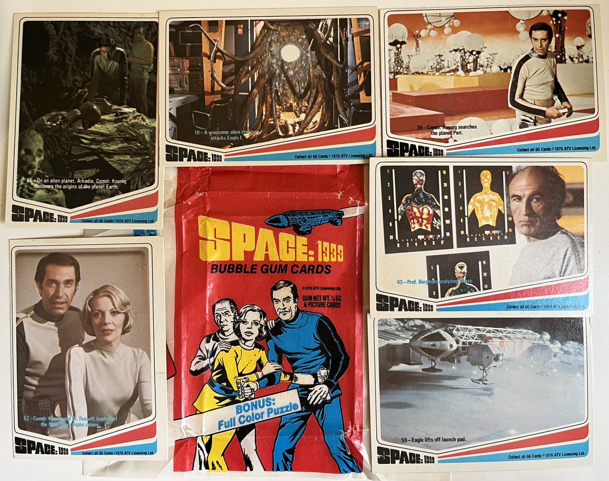If you were not eating Sweet Cigarettes as a child you might have been chewing gum in the 1970s #gerryanderson #sylviaanderson #fanderson #1970s #space1999