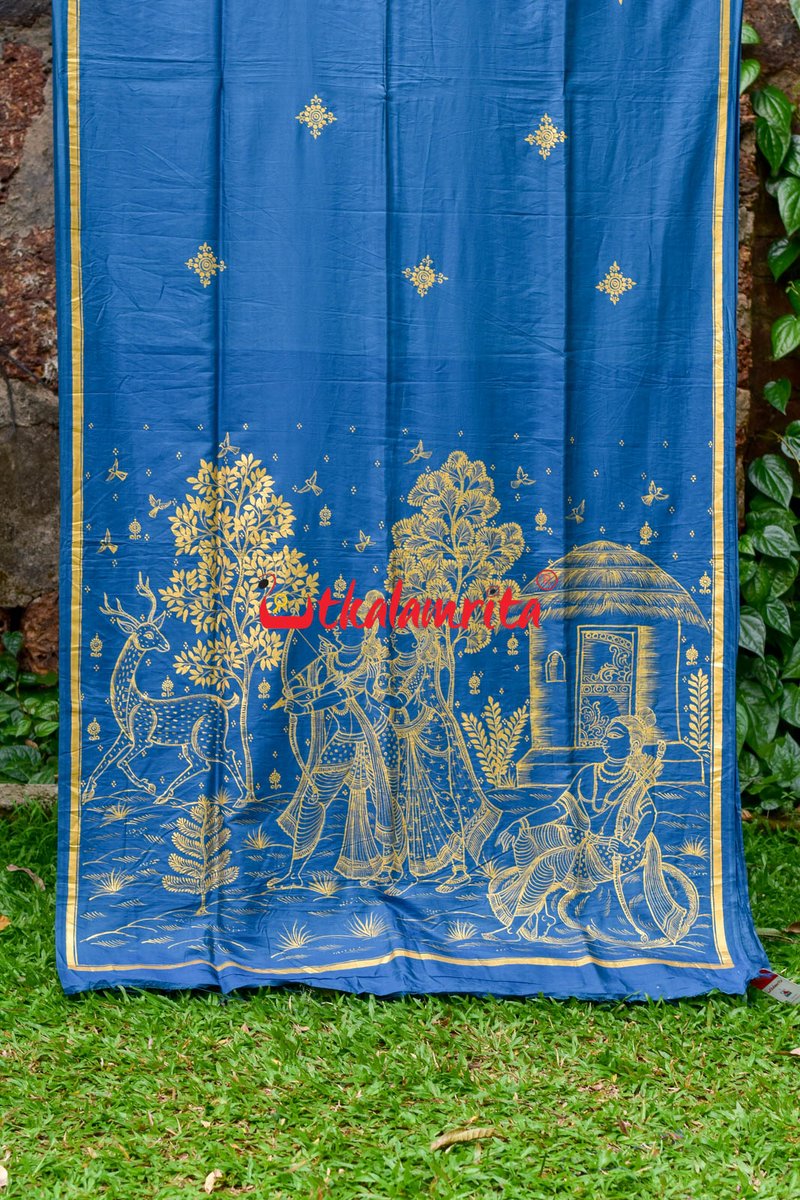 Introducing the stunning Maya Miriga Blue Pattachitra Silk Saree, straight from the runway of Bhubaneswar Runway Week! 😍✨ Elevate your style with this exquisite piece. Shop now and stand out from the crowd!

#saree #sareefashion #Odisha #handloom