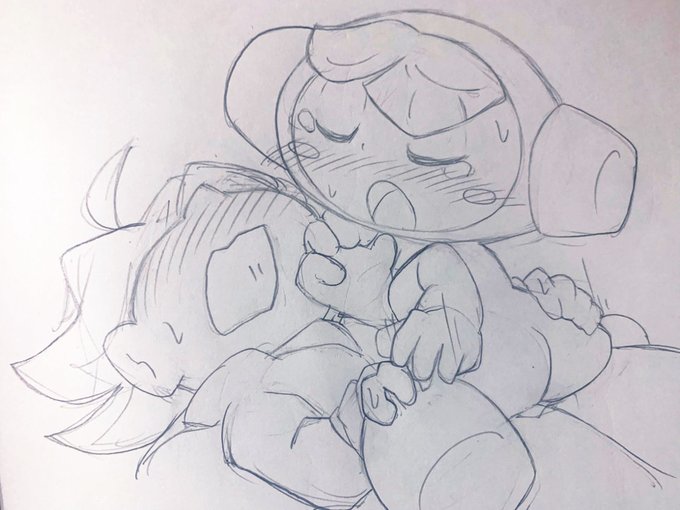 ちょっとラフが進んだ キルスス✏️
キーノレさんのが気持ち良くて 腰が激しく動いちゃうススㇺちゃん…✨ 