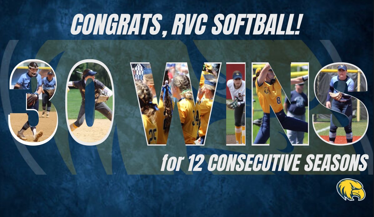 With a win over Madison College on Saturday, we have garnered ourselves another 30 win season. Making it 12 consecutive years for Rock Valley Softball!