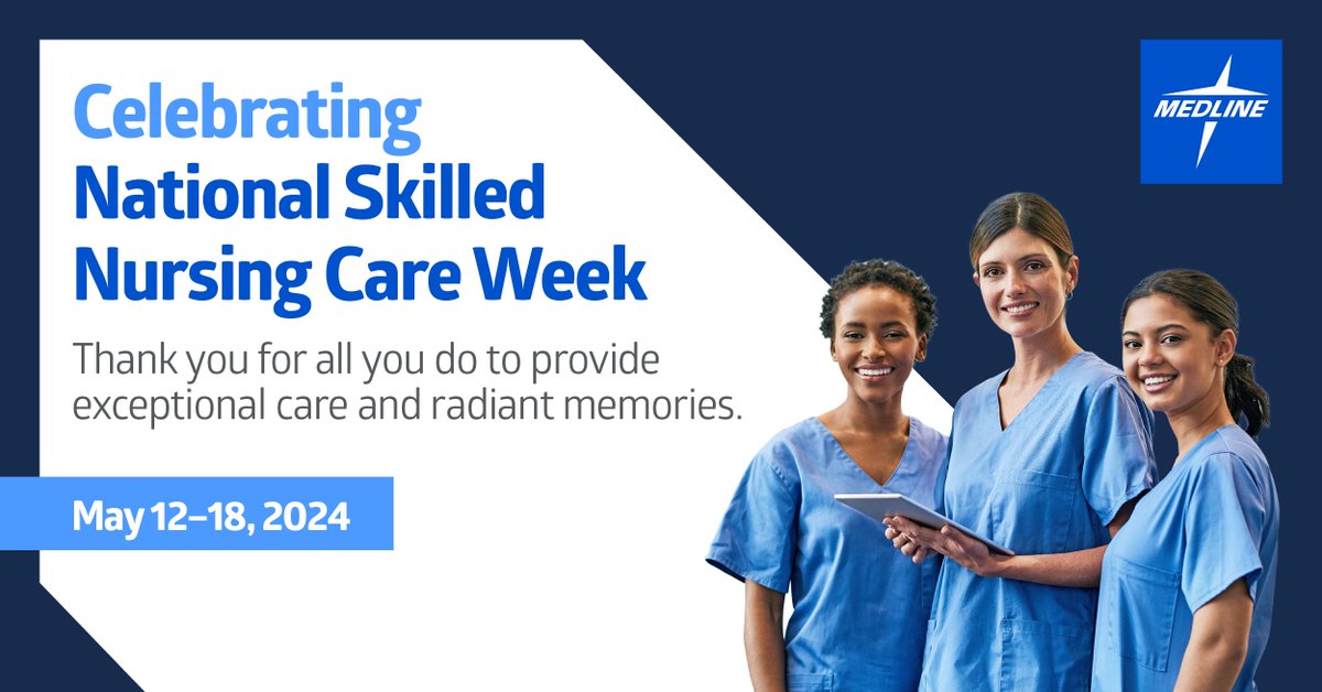 This week, Medline celebrates the critical role that skilled nursing care centers play in providing round-the-clock care for seniors across the country. Thank you for all you do! #NSNCW