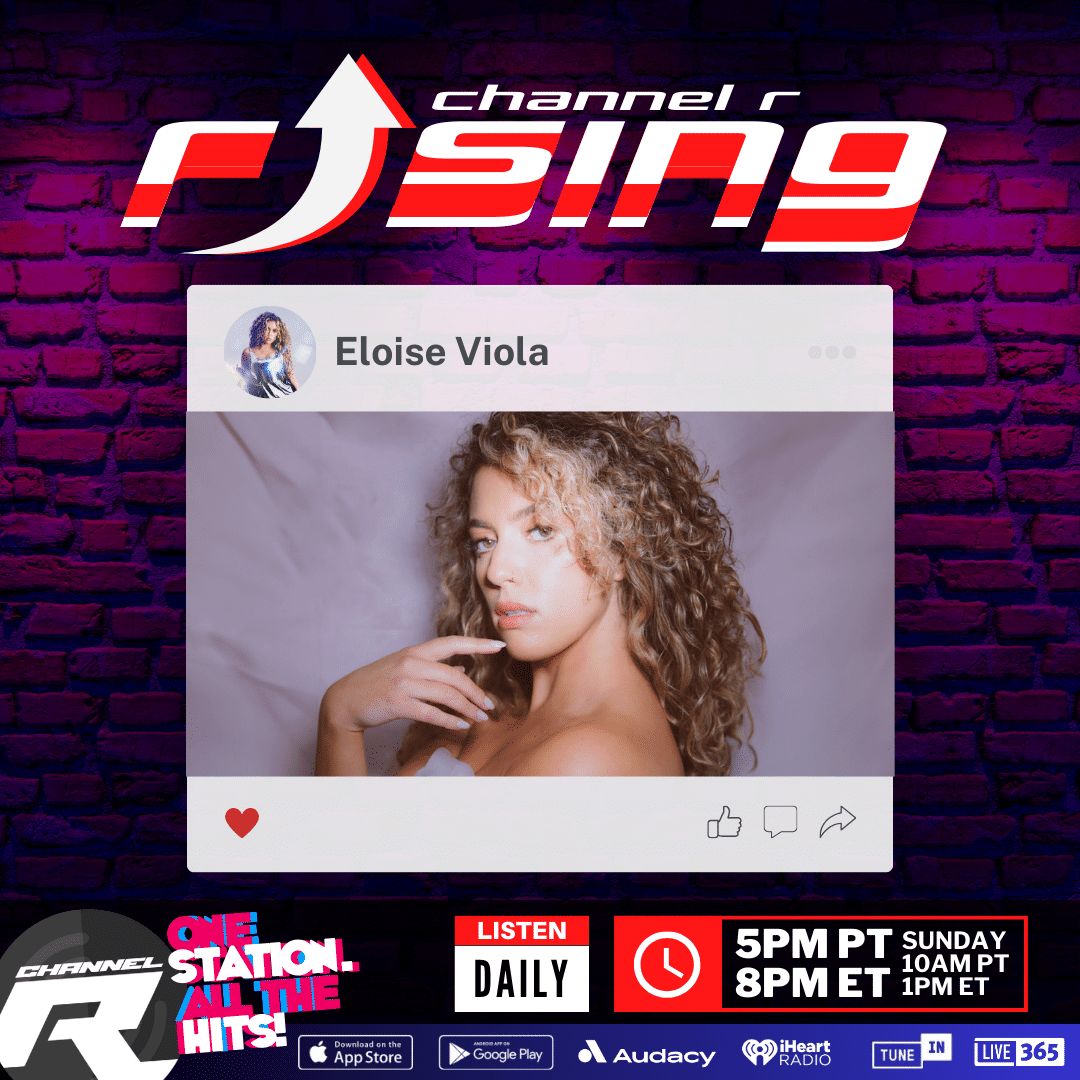 🎤Channel R Rising plays the best emerging artists curated by @Tara_TLT! Featured: London-based powerhouse @EloiseViola releases glorious disco track 'Glasshouse.' More here: buff.ly/4amQuhr Listen to this plus other great artists Mon-Sat at 5pm PT & Sun at 10am PT.