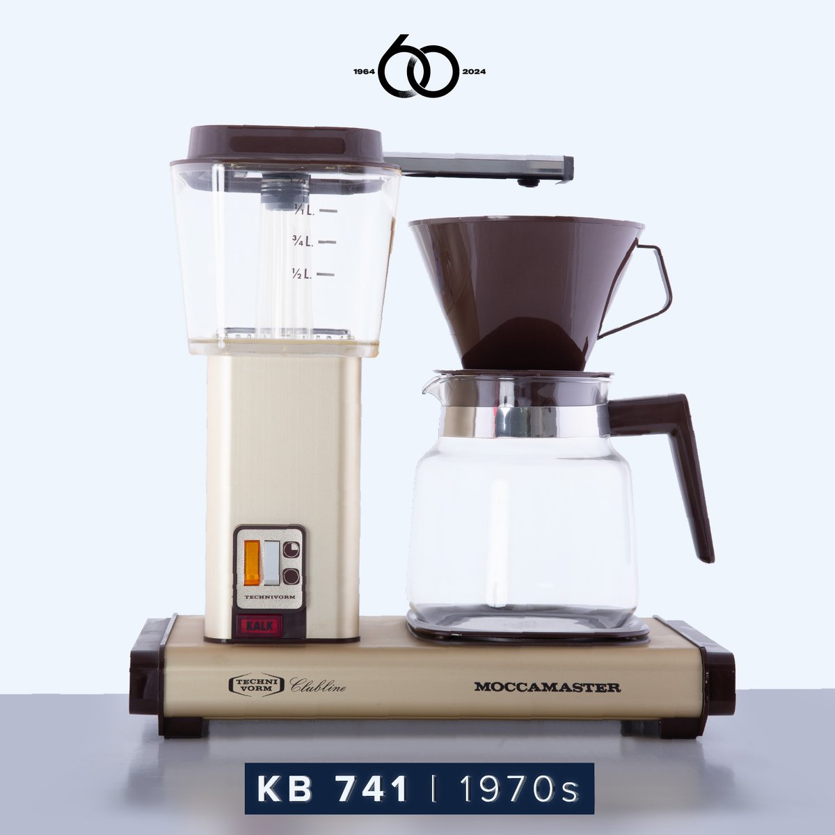 From the Vault Pt 3 
In 1976, Technivorm debuted the KB 741— the iconic Moccamaster coffee brewer beloved by specialty coffee enthusiasts and known for its precise engineering and unique design. #Techivorm60th #VaultSeries