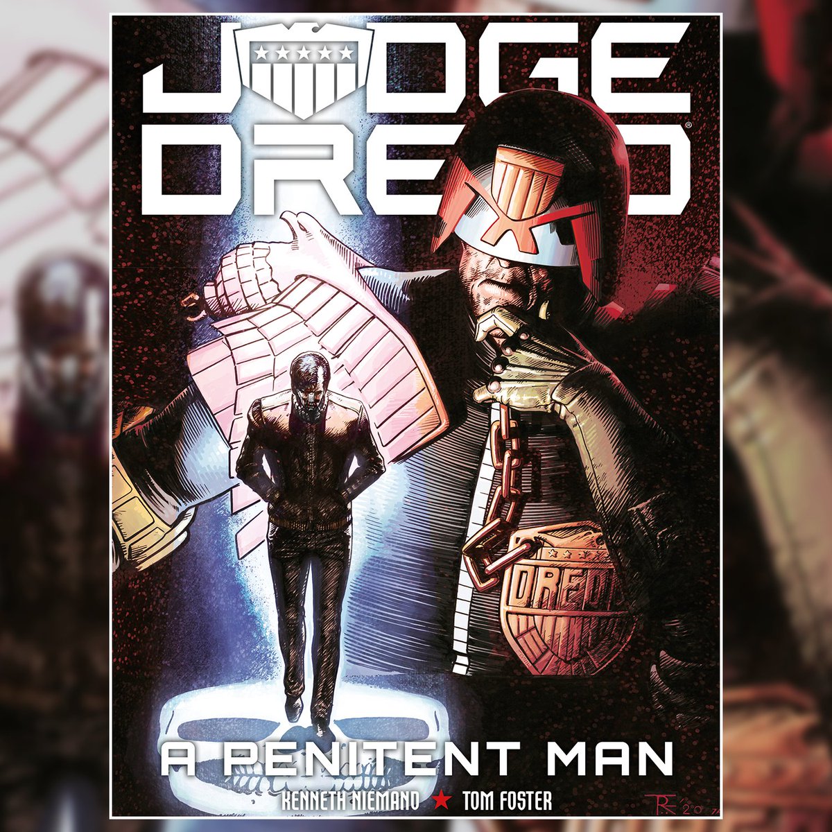 In 'Judge Dredd: A Penitent Man', former Judge, Kyle Asher returns from the penal colony on Titan after serving twenty years. But is there such a thing as a second chance in Mega-City One? Dredd isn't so sure...

Buy today: bit.ly/44FKXSe