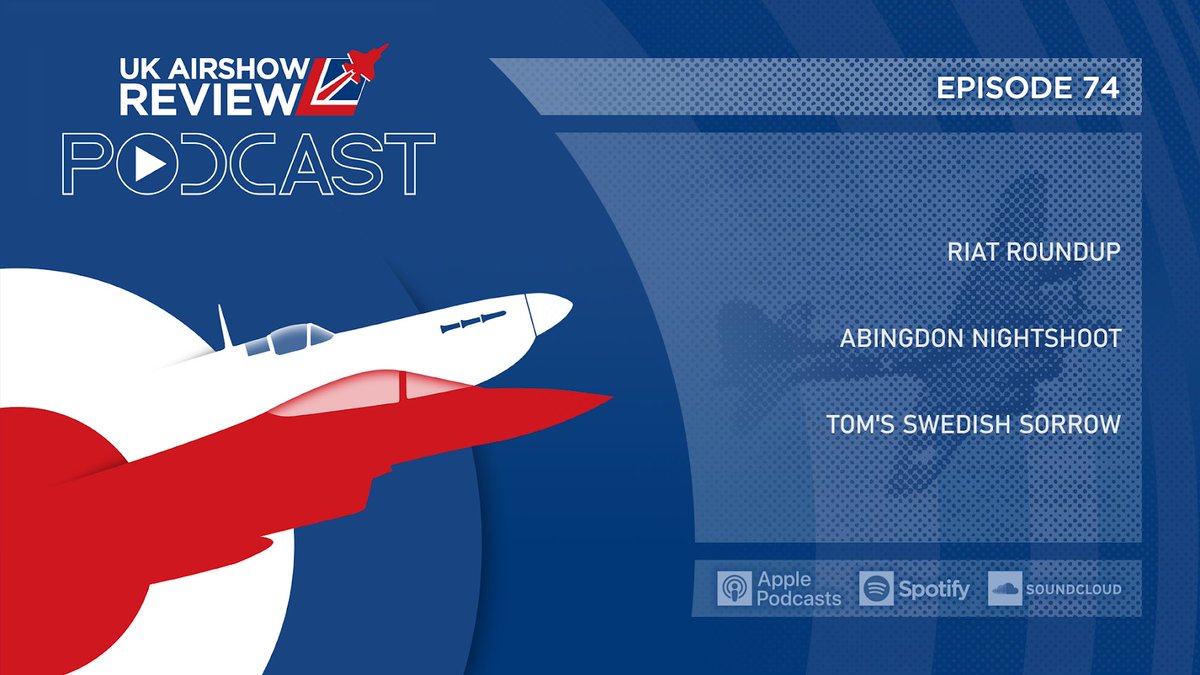 We've put our latest podcast episode out - we roundup RIAT's last few weeks, cover the now-postponed Abingdon nightshoot, and Tom related his Swedish woes. Dom goes on another rant! Listen on any podcast provider or at Soundcloud!