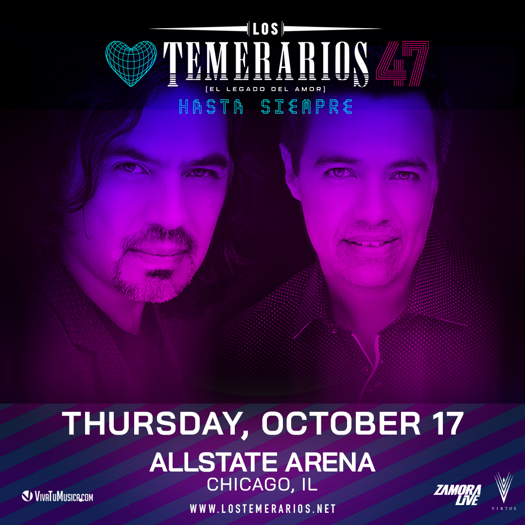 🎶✨ Exciting news! Due to popular demand, Los Temerarios has added a fourth show on October 17th! Get your tickets now before they're gone! 🎤🎉 #LosTemerarios #Concert #October17 🎟️🎵