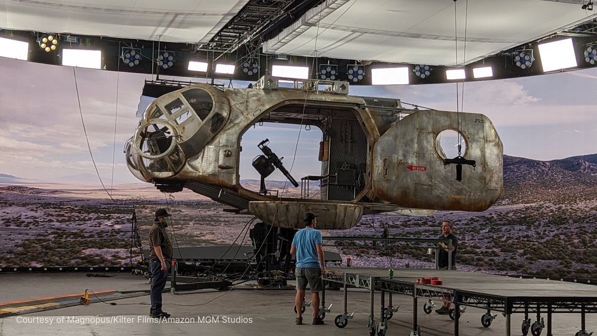 UnrealEngine's tweet image. Go behind the scenes on blockbuster TV series Fallout 👍

Discover how a combination of in-camera VFX in Unreal Engine and shooting on 35mm film helped @Magnopus bring this dystopian world to life:

epic.gm/magnopus-fallo…