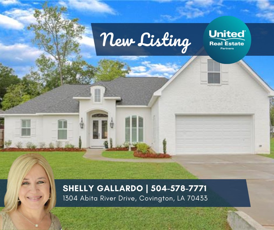 This gorgeous Covington home has it all! Check out Shelly Gallardo's new listing. Call her for more info @ 504-578-7771! 📸 bit.ly/4dvXdsh #JustListed #ForSale