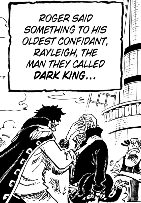 HOOWWW DID I MISS THAT ROGER GAVE RAYLEIGH HIS HAAAAAAT JUST LIKE ROGER GAVE SHANKS THE STRAWHAT OHHHH THAT'S FUCKED UP 😭