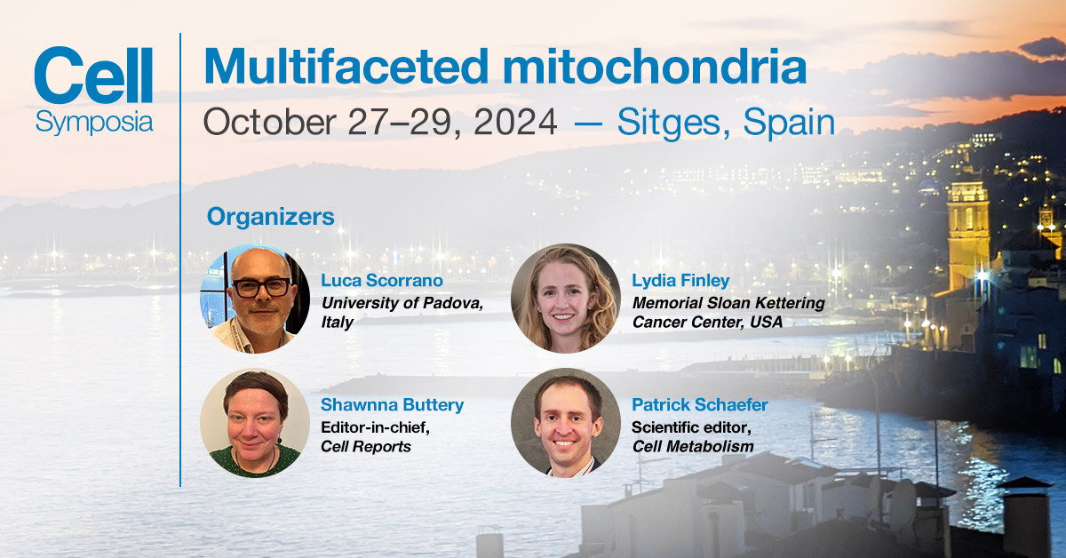 Hear co-organizer and speaker Luca Scorrano @LabScorrano on Keeping mitochondria in shape: a matter of cell life and death @CellSymposia #CSMito2024 in Sitges, Spain on October 27–29, 2024 hubs.li/Q02wXxzJ0