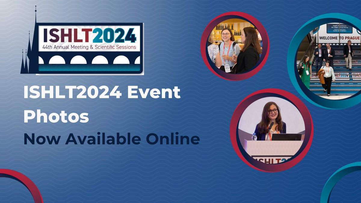 The #ISHLT2024 Event Photos are now available online! 📸 Go to 🔗 bit.ly/3WAzC3A to view and download photos from our time in Prague.