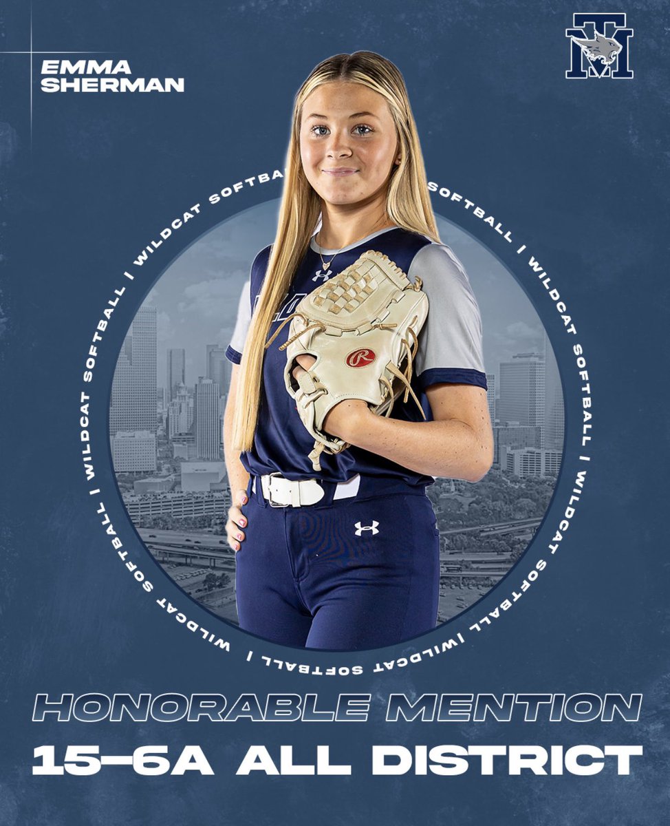 Emma Sherman- 15-6A All- District Honorable Mention!
#BeSomeone
#KeepChasing