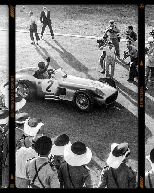 Entering Victory Lane in 1955 – Juan Manuel Fangio winning his home race in Buenos Aires. Do you recognize the model? 🕵️‍♂️
Stay tuned as we share more moments from our 130-year motorsport legacy. 📸🎞️ @mercedesamgmotorsport

To Know More, Call Titanium Motors at 8190810000.