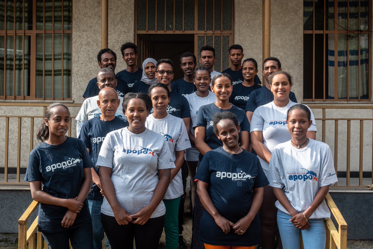 At APOPO, we believe in the power of teamwork. Together, we can achieve great things and make a real difference. Not only do our #HeroRATs bring better health, but they also offer a deep sense of pride to their human colleagues. ❤️ #tuberculosis #StopTB #savinglives #ethiopia