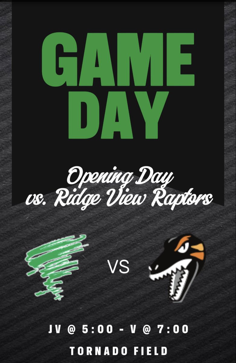 Excited to begin our season tonight at home! JV at 5:00, Varsity around 7:00. #GoBigGreen