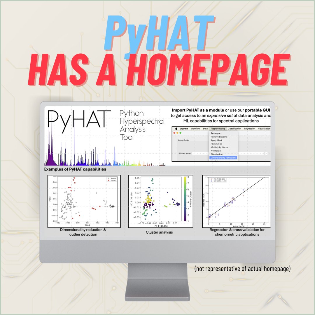 Do you suffer from spectroscopic analysis fatigue? Do you still make plots using a spreadsheet? Take a look at this new page to see if PyHAT is right for you.* *May result in increased productivity and more reproducible results. usgs.gov/centers/astrog… #Spectroscopy #Planetary