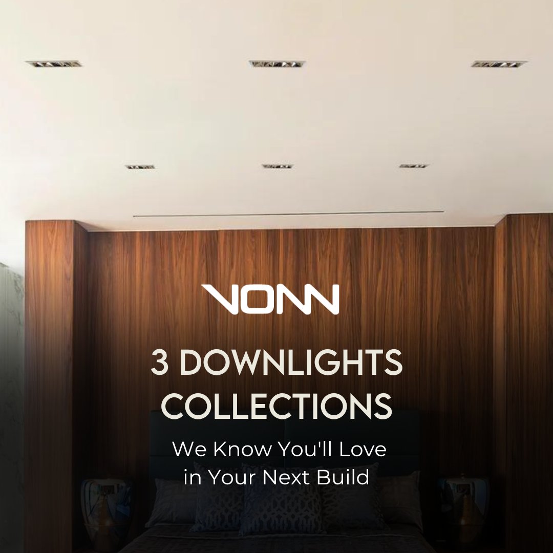 VONNLighting's tweet image. Discover 3 downlights collections that'll elevate your next project! 😍 Perfect blend of style &amp;amp; efficiency for any build. Fall in love with the light. #DreamLights #BuildBrilliance #LightingGoals #Miami