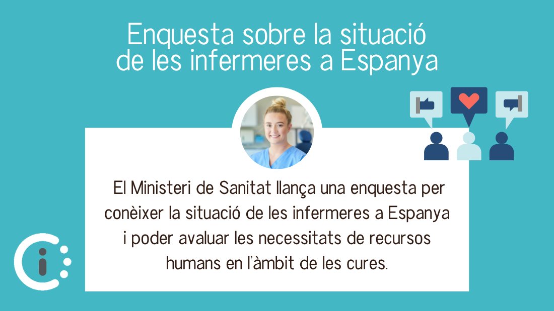 COIBA (@coiba1) on Twitter photo 🙏Participa en l’enquesta sobre la situació de les infermeres a Espanya!
<a href="/sanidadgob/">Ministerio de Sanidad</a> vol conèixer l’ocupabilitat de les infermeres per avaluar i prioritzar necessitats. Dedica uns minuts a compartir la situació actual per aconseguir les accions oportunes👉bit.ly/3WCdTZa 🙏Participa en l’enquesta sobre la situació de les infermeres a Espanya!
<a href="/sanidadgob/">Ministerio de Sanidad</a> vol conèixer l’ocupabilitat de les infermeres per avaluar i prioritzar necessitats. Dedica uns minuts a compartir la situació actual per aconseguir les accions oportunes👉bit.ly/3WCdTZa