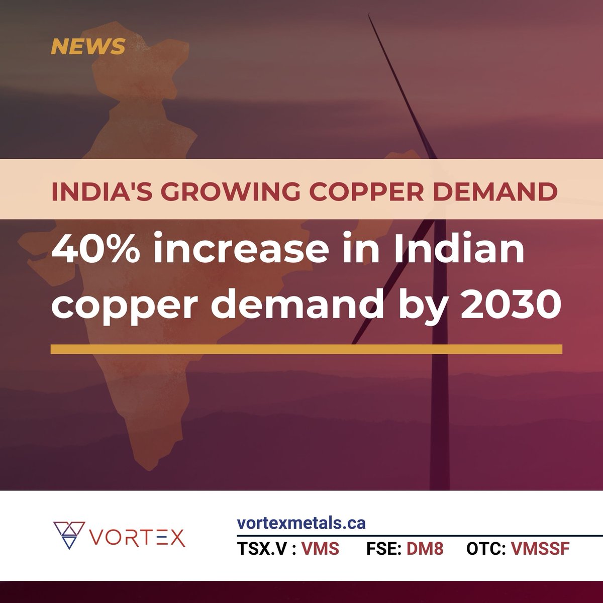 India's burgeoning industrialization and urbanization, coupled with its focus on clean energy transition, position it as a significant driver of copper demand.

#IndiaCopperDemand #CleanEnergyIndia #EmergingMarkets #GlobalCopperDemand #Copper2030 #RenewableEnergyIndia