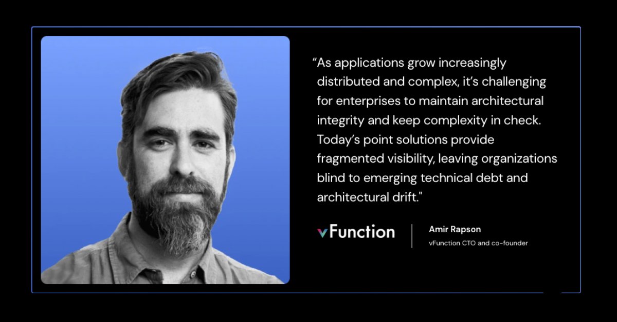 v_function's tweet image. Just announced: vFunction expands AI-driven architectural observability platform to solve for technical debt in distributed application architectures.

Read the press release: ow.ly/9ruK50REqV0

#architecturalobservability #technicaldebt