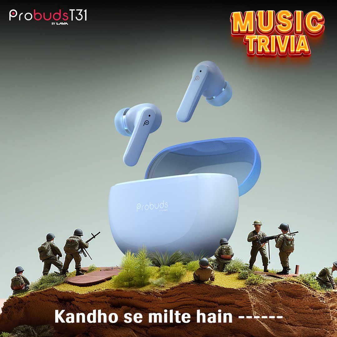 ProZone_In's tweet image. Complete the lyrics & win Probuds T31, equipped with 35ms Low Latency.
#ProbudsT31 #Probuds #Prozone