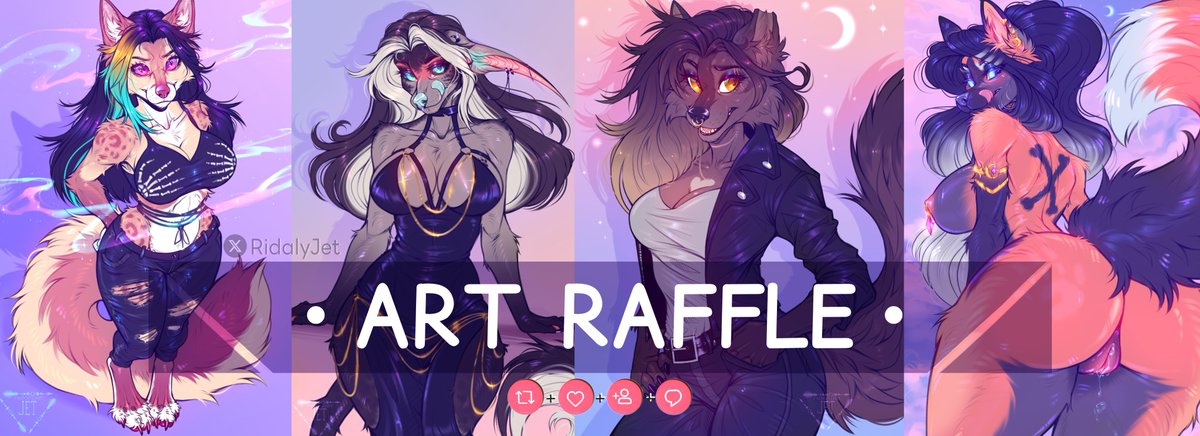 ✨ART RAFFLE!✨
2 winners will get: Up to knees sketch art!
__________________________________________
To enter: 
- Like 
- Follow me @RidalyJet 
- Retweet
- Drop your character refsheet (optional)
__________________________________________

Good luck everyone, art raffle ends…