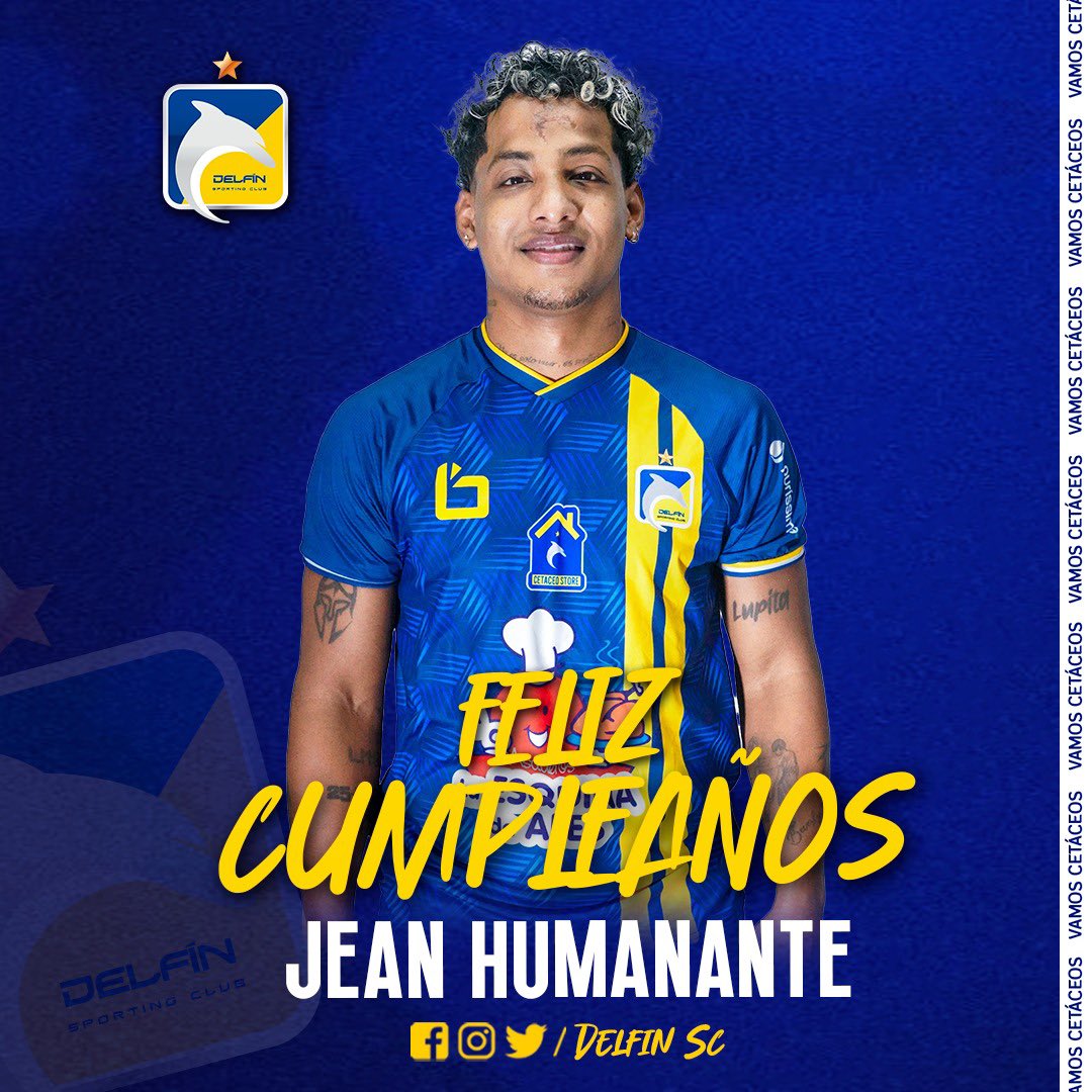 ¡𝗙𝗲𝗹𝗶𝗰𝗶𝗱𝗮𝗱𝗲𝘀 𝗝𝗲𝗮𝗻! 🐬🎉
🎉 Hoy felicitamos a nuestro jugador @jean_humanante8 quien está de cumpleaños , le deseamos lo mejor en su día. 🤝🏼
#delfínsc #elorgullodemanabí