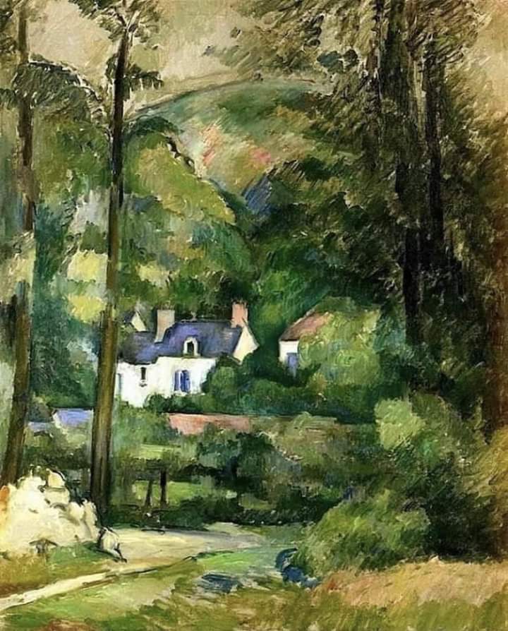 Paul Cezanne Houses in the Greenery 1881