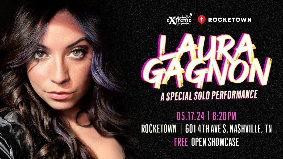 Laura Gagnon Music (@lauralgband) on Twitter photo Nashville in just a couple days! Met some incredible artists last year at the #extremetour Objective! I’ll be playing along side some amazing musicians from around the world! Xoxox <a href="/venue_rocketown/">The Venue at Rocketown</a> #showcase #nashville <a href="/visitmusiccity/">Nashville Tennessee</a> Nashville in just a couple days! Met some incredible artists last year at the #extremetour Objective! I’ll be playing along side some amazing musicians from around the world! Xoxox <a href="/venue_rocketown/">The Venue at Rocketown</a> #showcase #nashville <a href="/visitmusiccity/">Nashville Tennessee</a>