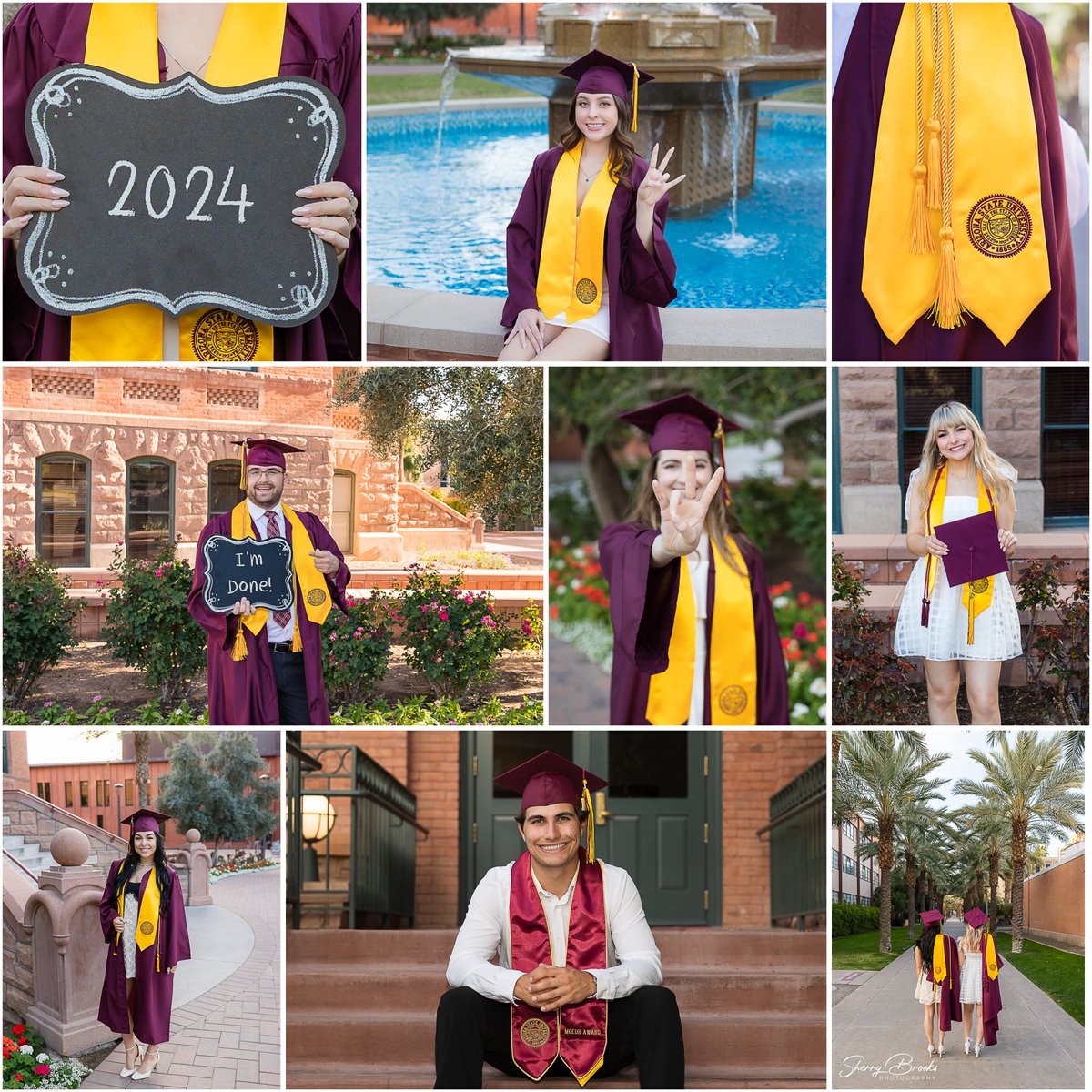 And...that's a wrap on #asugrad season for the spring. December grads - you're up next! #classof2024 #seniorphotographer #capandgown #seniorphotos #asuphotographer #azphotographer #chandlerphotographer #forksup #graduation