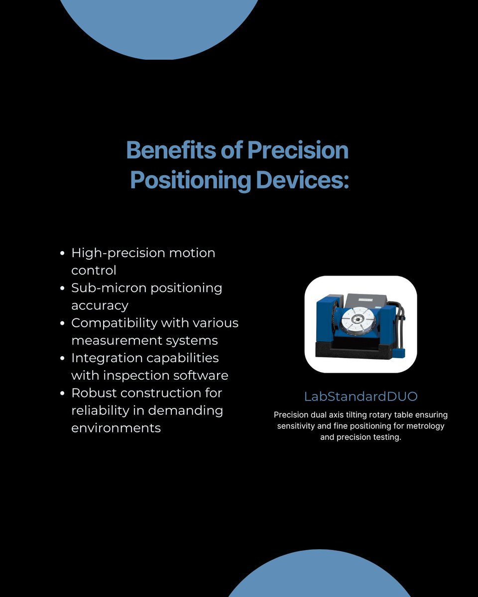 WyvernAmerica's tweet image. #MetrologyMondays
Investing in #precisionpositioning devices is a strategic decision that can help you improve the #quality, #efficiency, and #reliability of your #metrology operations, leading to enhanced competitiveness and customer satisfaction.

#Manufacturing #Automotive