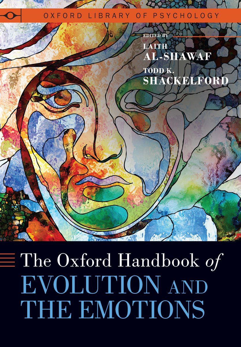 I'm delighted to announce a new book coming out this month: The Oxford Handbook of Evolution & the Emotions (TOHEE)! t.ly/YKFyF This book took several years and a whole LOT of teamwork to put together. It's an interdisciplinary, cross-cultural effort. 👇🧵