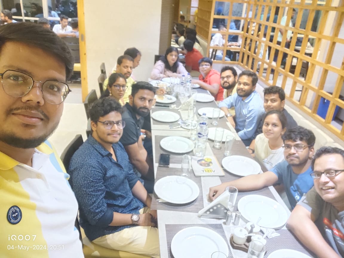 My #PhDRegistrationSeminar (which actually took place in the beginning of my PhD 4th semester) & #CHANAKYAPhDFellowship party took place on May 4 at the #FoodStudio, #Kharagpur.Thanks to #ProfSonjoyMajumder,his family members & all the #AMQI lab members for attending the party.