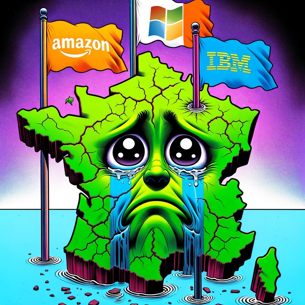 🚨 #ChooseFrance or Use France ? 🌍 Ce sommet, créé par <a href="/EmmanuelMacron/">Emmanuel Macron</a> en 2018, attire 15 milliards d'€ cette année : Microsoft 4 milliards, Amazon 1,23 milliard, IBM 45 millions... 💸 Ne devrions-nous pas plutôt investir dans notre propre #SouverainetéNumérique ? 🤔🇫🇷🇪🇺