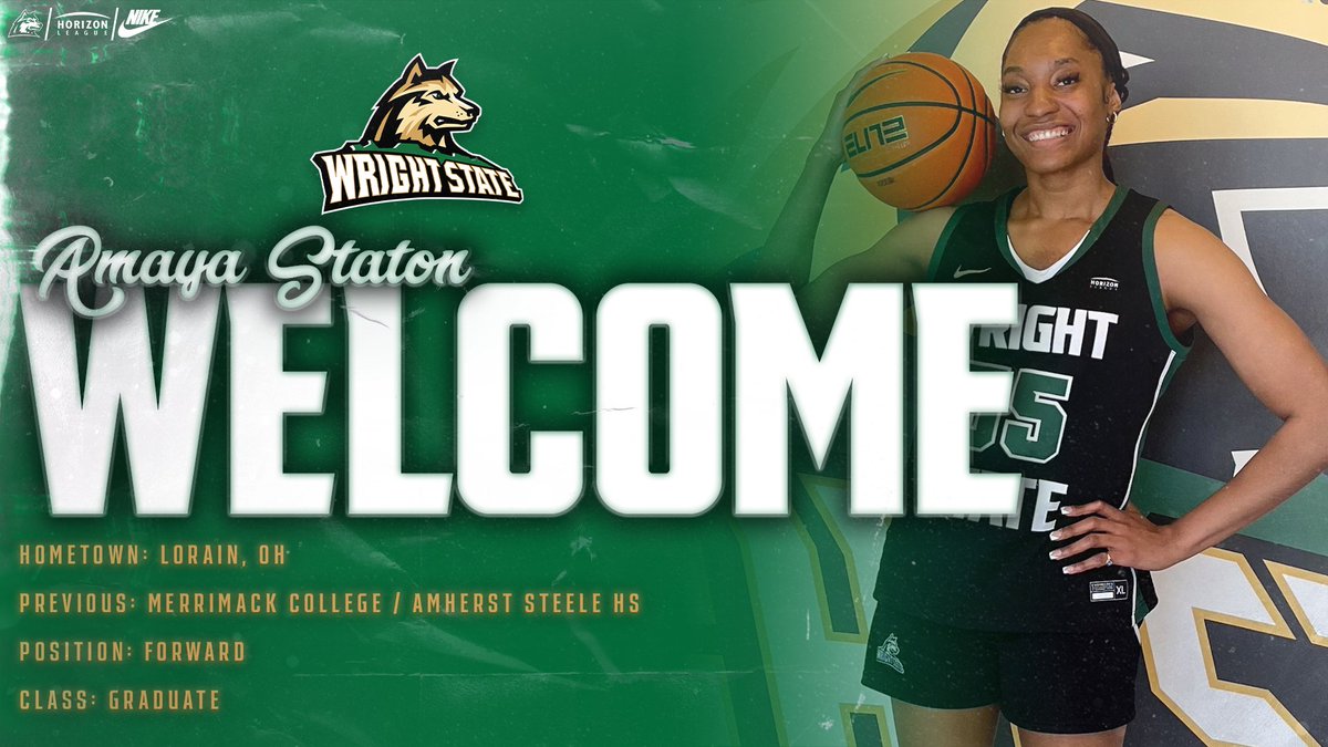 It's time to announce our 2024 newcomers🐺Welcome to the #RaiderFamily Amaya Staton!

-Totaled 504 pts, averaging 7.9 pts/game, in 3 seasons at MC
-Tallied 359 rebs, 78 blks, and 38 stls at MC
-2023-24, averaged 10.9 pts/game, shooting 46% overall and 80.5% on the line

#RaiderUP