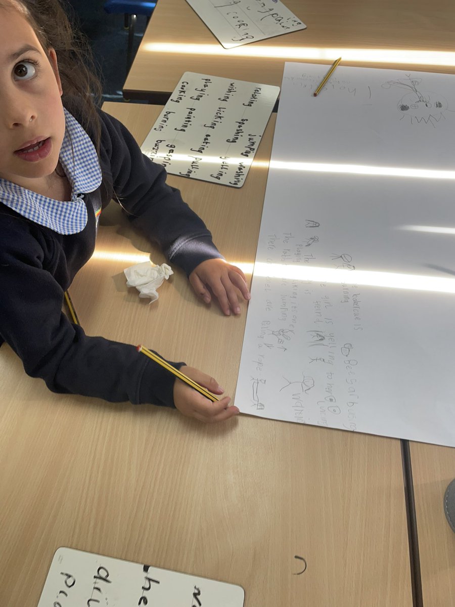 Year One have been exploring the -ing suffix today! <a href="/BarntonMissR/">Miss Rutter</a>