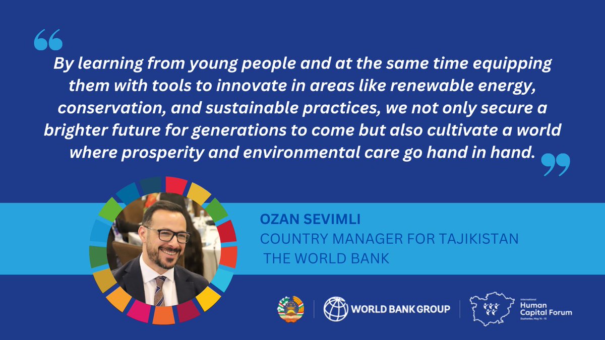Ahead of the International #Human #Capital Development Forum in #Dushanbe, we asked @sevimli_o why world leaders should listen to young people.

#IHCF #HumanCapitalForum